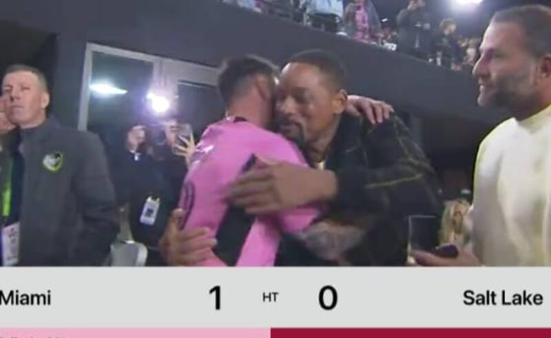 junto a Will Smith en Miami.