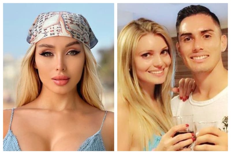 La modelo mostró un nuevo mensaje realizado por el futbolista a su exesposa.