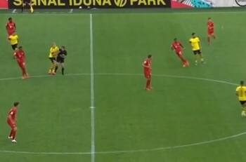 Así fue la insólita lesión de Haaland en el partido ante el Bayern Munich