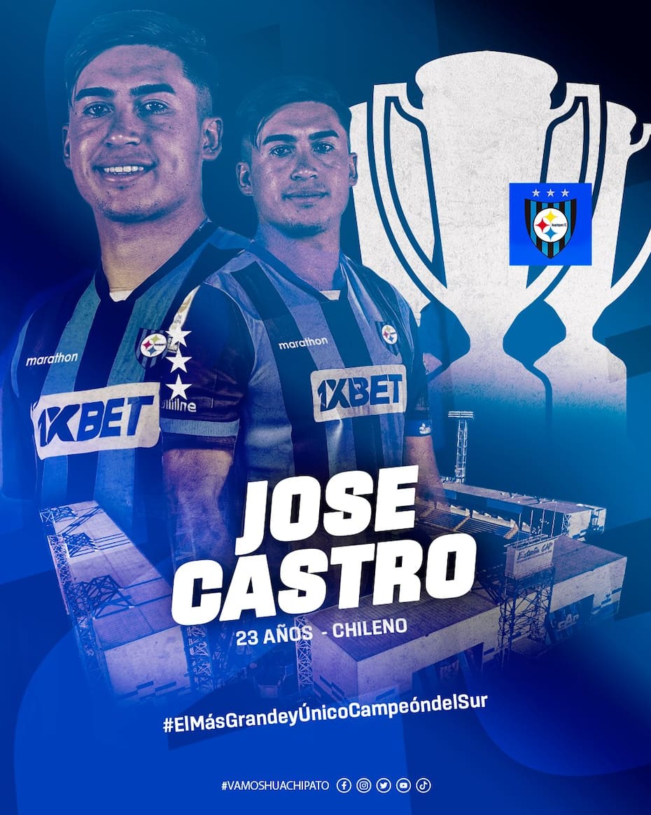 Fue oficializado en Huachipato.