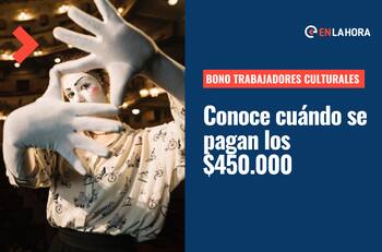 Bono Trabajadores de la Cultura: Revisa cuándo se pagarán los $450 mil y quiénes lo recibirán