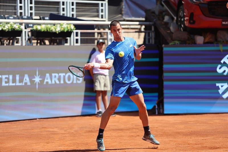 Laslo Djere en el Chile Open