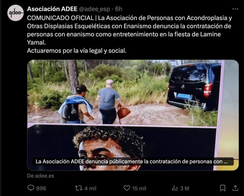 contra Lamine Yamal que sorprendió en España.