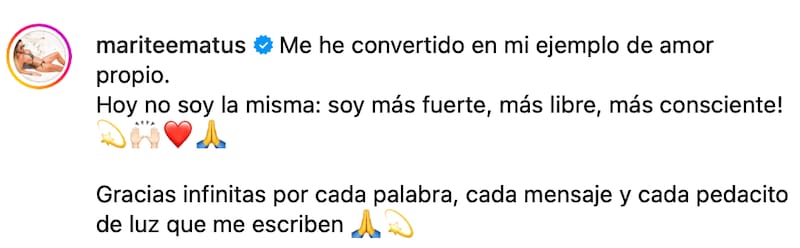 La modelo reapareció en redes sociales.