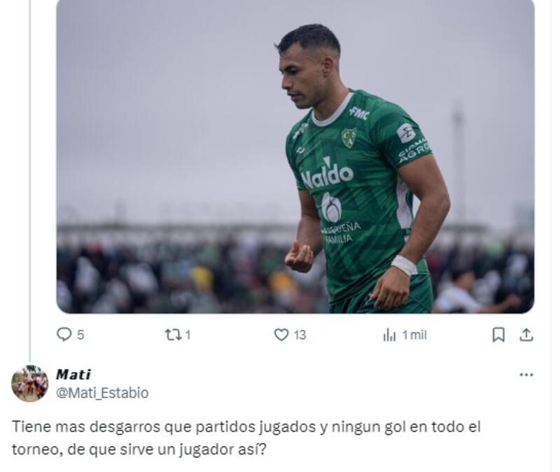 los hinchas se han quejado de la situación de Morales.