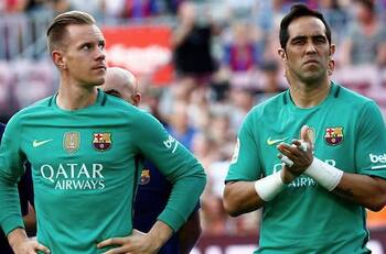 Claudio Bravo contó la verdad sobre su "rivalidad" con Marc-André Ter Stegen en Barcelona: "Decían que éramos enemigos"