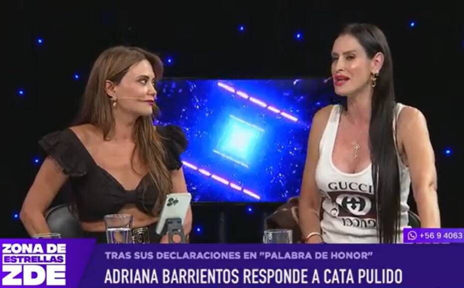 Adriana Barrientos respondió a "Zona de Estrellas". Créditos: Pantallazo Zona Latina