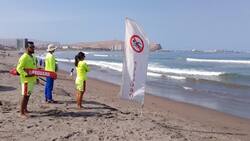 Intensa búsqueda de persona que fue arrastrada por el mar en playa Las Machas