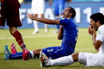 Chiellini y el mordisco de Suárez: "Yo también soy un hijo de..."