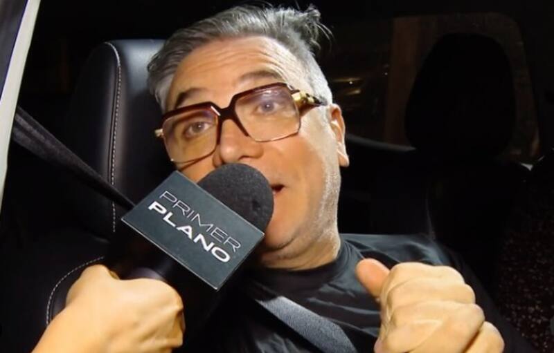 El artista fue abordado por el equipo de Primer Plano. Créditos: Pantallazo CHV