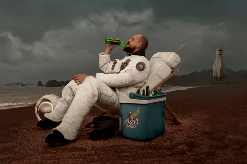 Algunos productos como el alcohol están prohibidos en el Espacio.