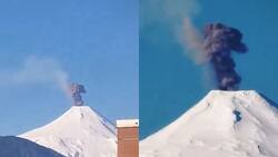 VIDEO | Registran pulso de cenizas en el Volcán Villarrica