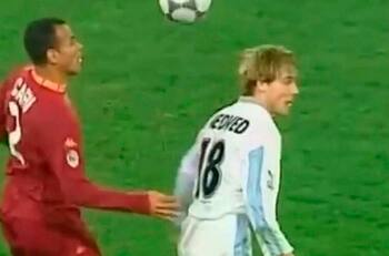 Cafú cumple 50 años: El día que dejó mareado a Pavel Nedved