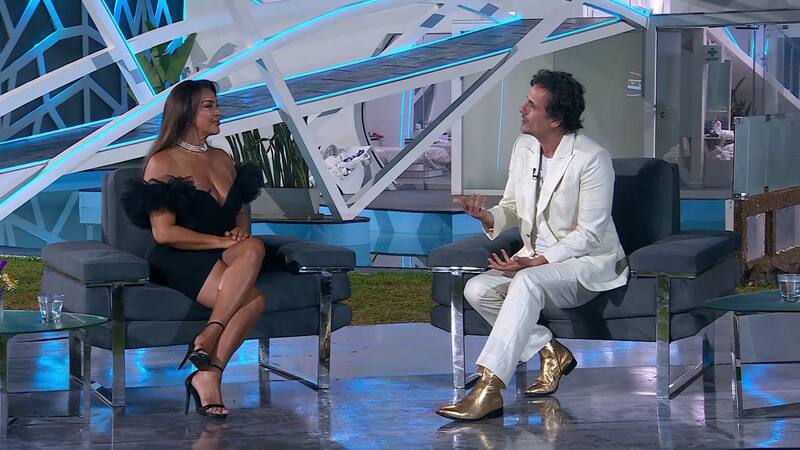 La modelo conversó con Sergio Lagos.