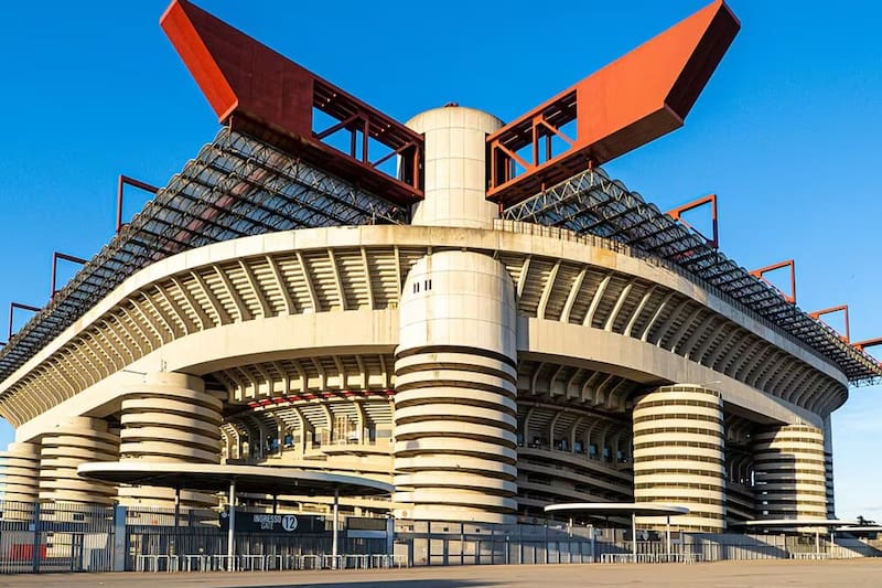 La casa histórica del AC Milan y el Inter de Milán.
