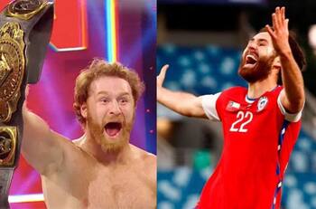 La genial reacción de la estrella de la WWE Sami Zayn por su parecido con Ben Brereton