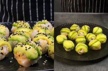 Receta de bolitas de sushi: Un almuerzo rápido, rico y fresco para compartir en familia