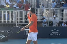 VIDEO | La burlesca reacción del rival de Alejandro Tabilo contra el público chileno en Miami