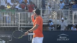 VIDEO | La burlesca reacción del rival de Alejandro Tabilo contra el público chileno en Miami