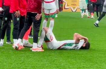 VIDEO | El conmovedor llanto de pupilo de Manuel Pellegrini tras perder la final de la Copa Africana