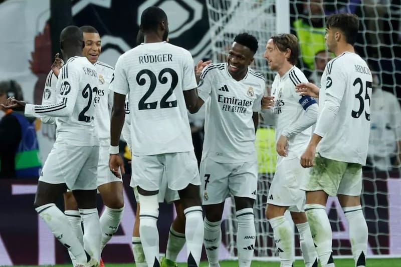 goleó en esta jornada de Champions League.