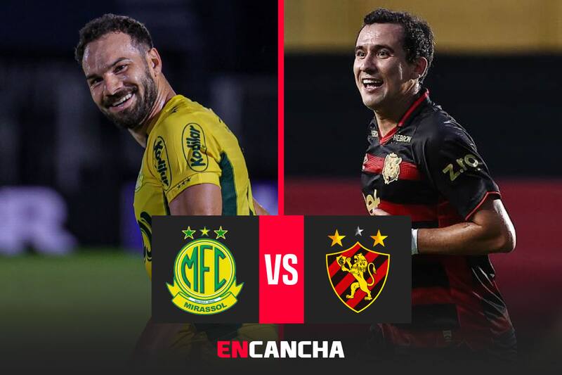 por la fecha 11 del Brasileirao. Foto: Prensa Mirassol y Sport Recife.