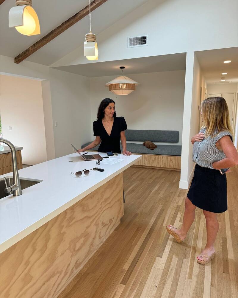 Leonor Varela mostró la cocina de su casa en Ojai.