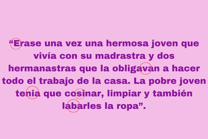 Estos eran los errores que debías haber visto.