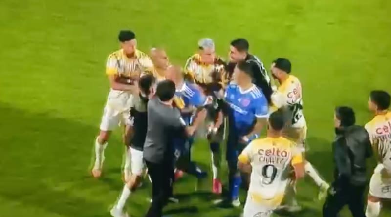 VIDEO | La batalla campal que se vivió en los minutos finales de Universidad de Chile vs Coquimbo por Copa Chile.
