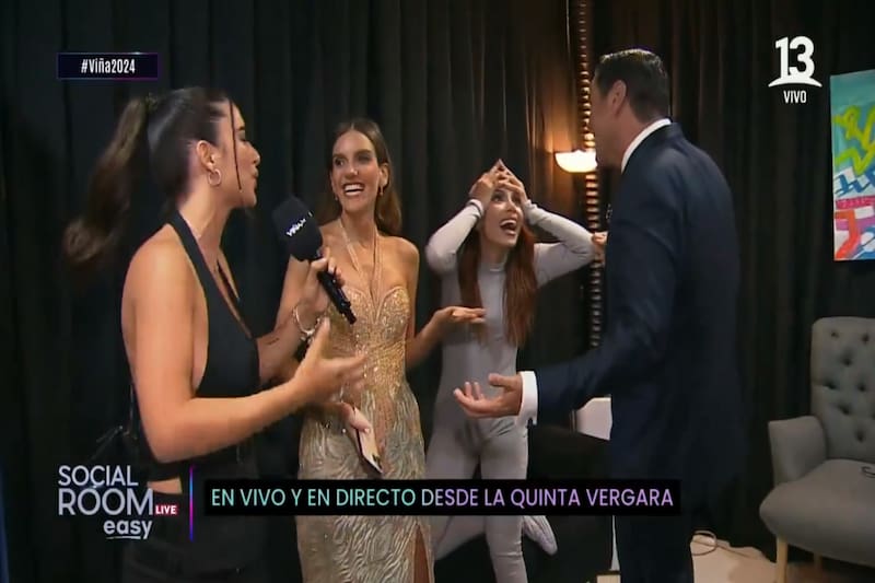 Los animadores se encontraron con ella y ya estaba en pijama