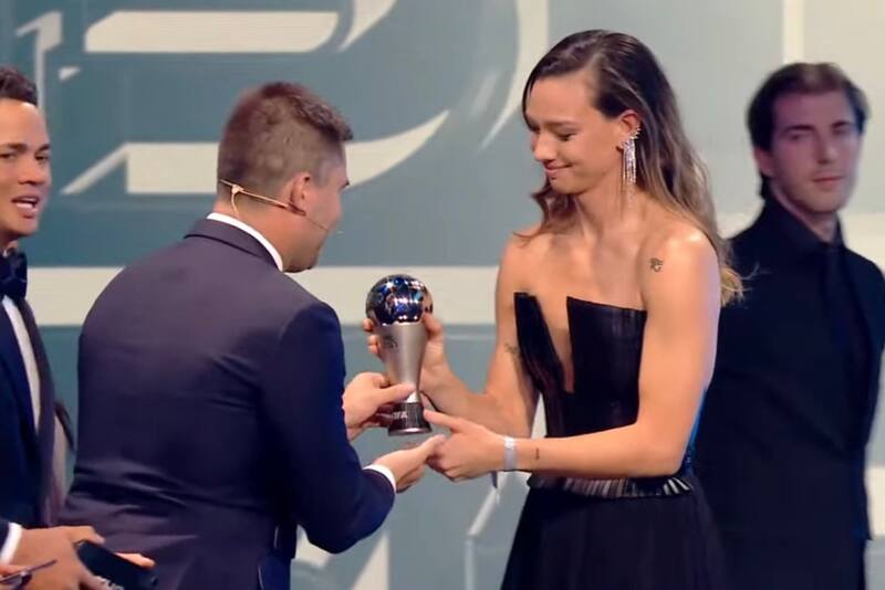 Christiane Endler fue incluida en el XI ideal femenino de los premios The Best.