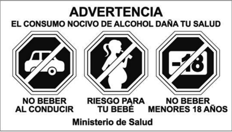 Estos serán los mensajes que se podrán ver en los envases.
