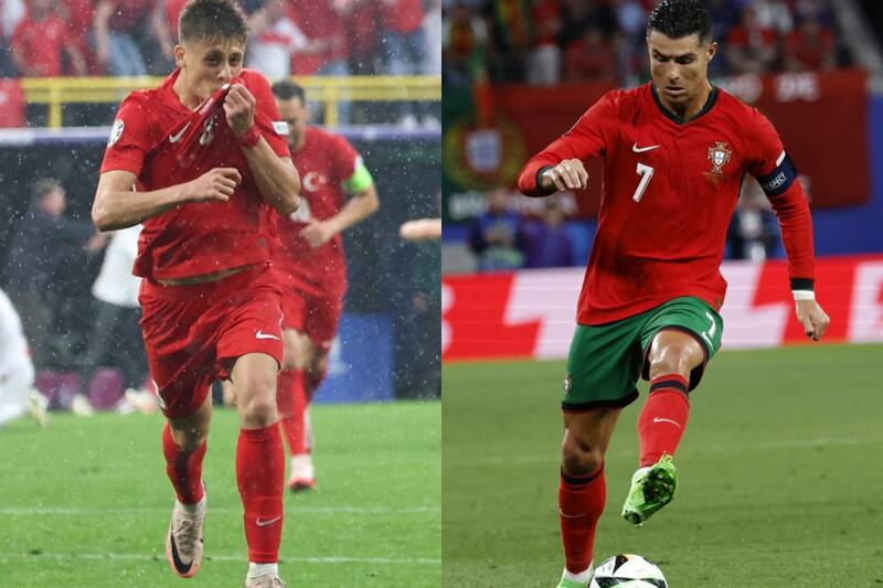 Portugal y Turquía definen el primer lugar del grupo F de la Eurocopa.