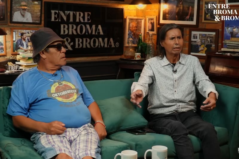 Turrón y Peñeteñe conversaron con Luis Slimming.