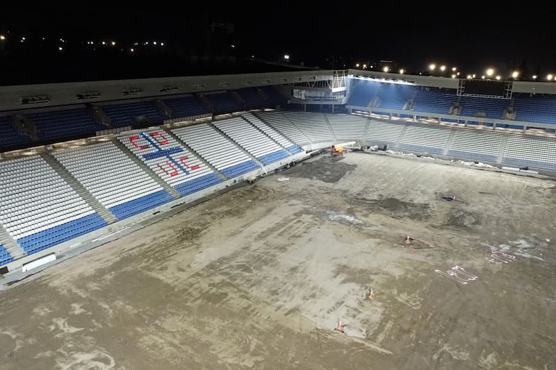 , el nuevo estadio de la UC. Foto: Agencia Aton.