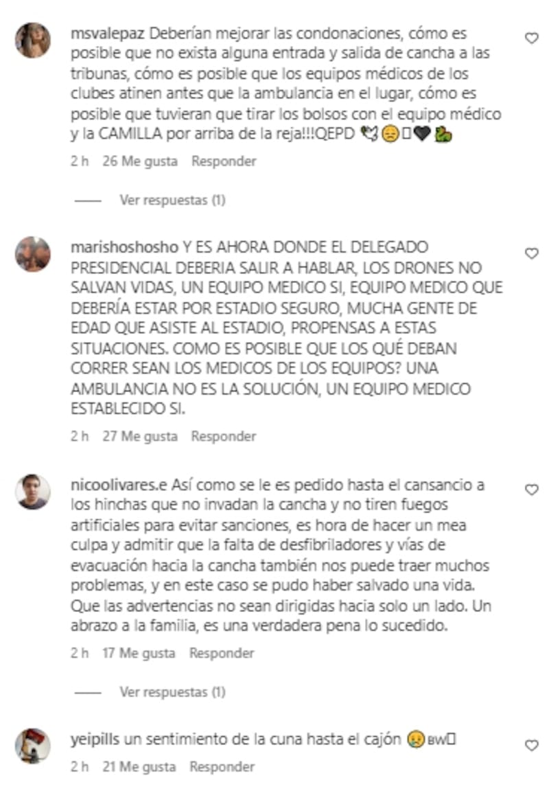 Hinchas denunciaron el protocolo del club.