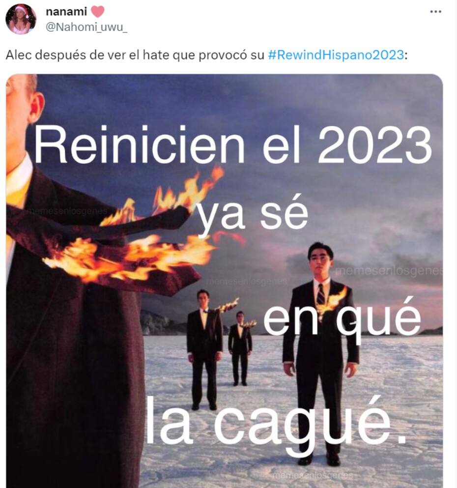 Memes y reacciones que generó el Rewind Hispano 2023