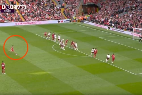 VIDEO | El impresionante golazo que le dio la victoria al Liverpool sobre Arsenal en Premier League
