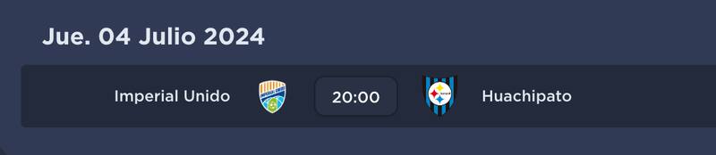 ANFP programó el encuentro de Imperial Unido y Huachipato para este jueves 4 de julio.