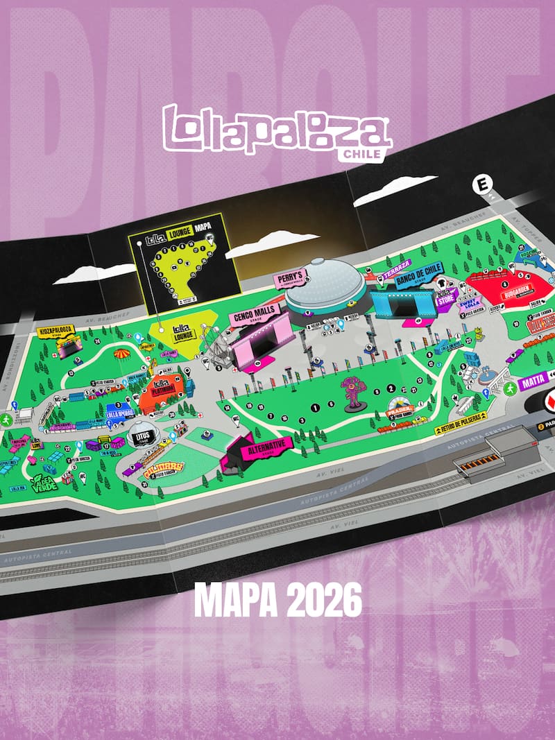 El mapa oficial del certamen. Foto: Lotus