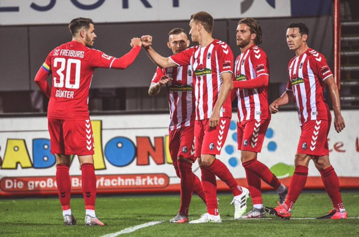 Con este gol el Friburgo logró una inesperada victoria ante el Monchengladbach