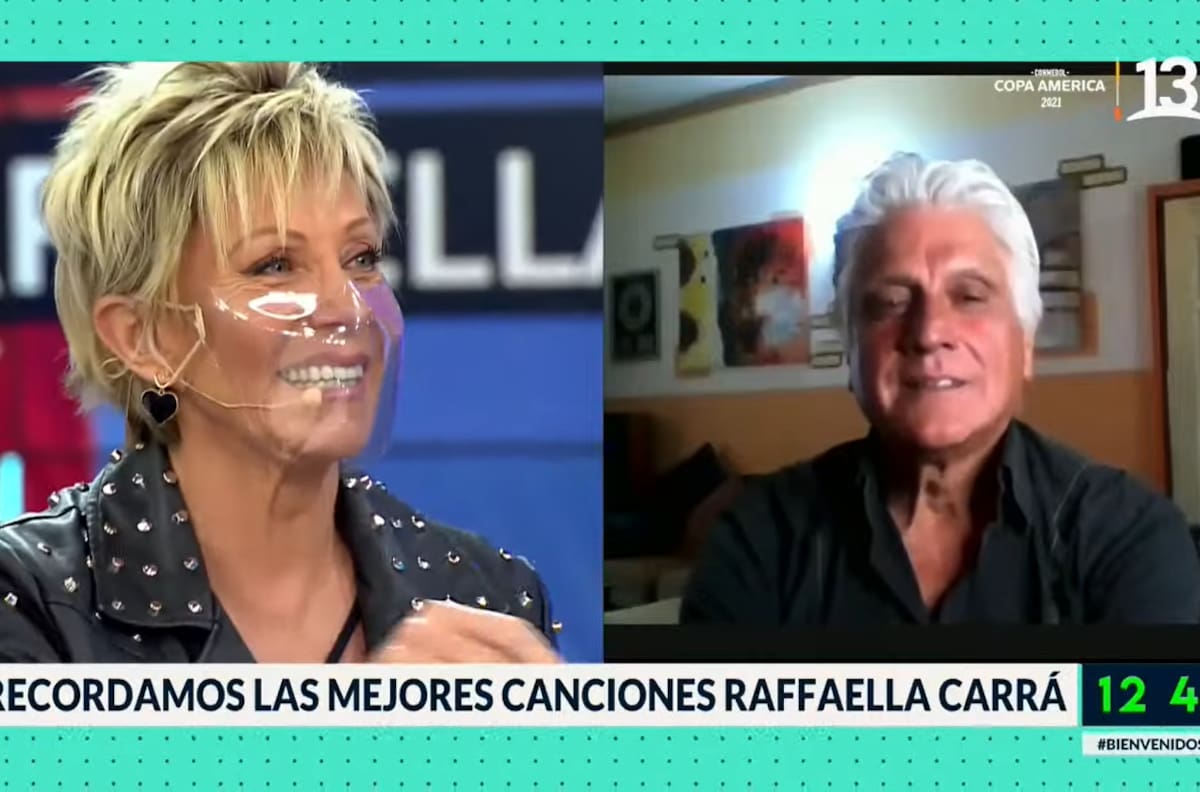 “Igual que nosotras, Tonka, solo dos hombres en su vida”: El coqueto reencuentro de Raquel Argandoña y Óscar Lolo Peña en vivo en “Bienvenidos”