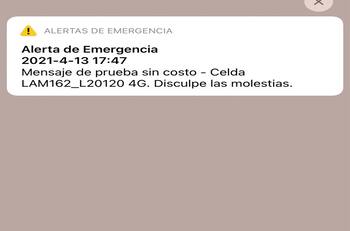 Usuarios reportaron la recepción de una extraña alerta vía mensaje en sus celulares