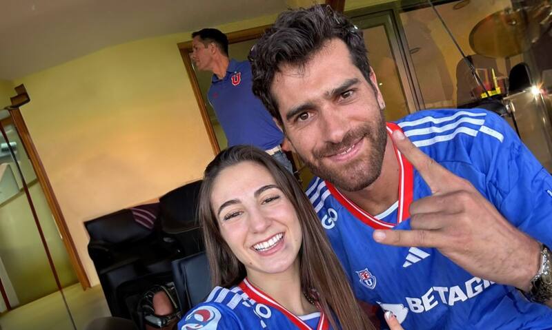 Valentina Toro y Marco Grimalt se hicieron presentes en el estadio