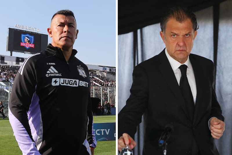 Aníbal Mosa ratificó a Jorge Almirón en la banca de Colo Colo Fotos: Agencia Aton.