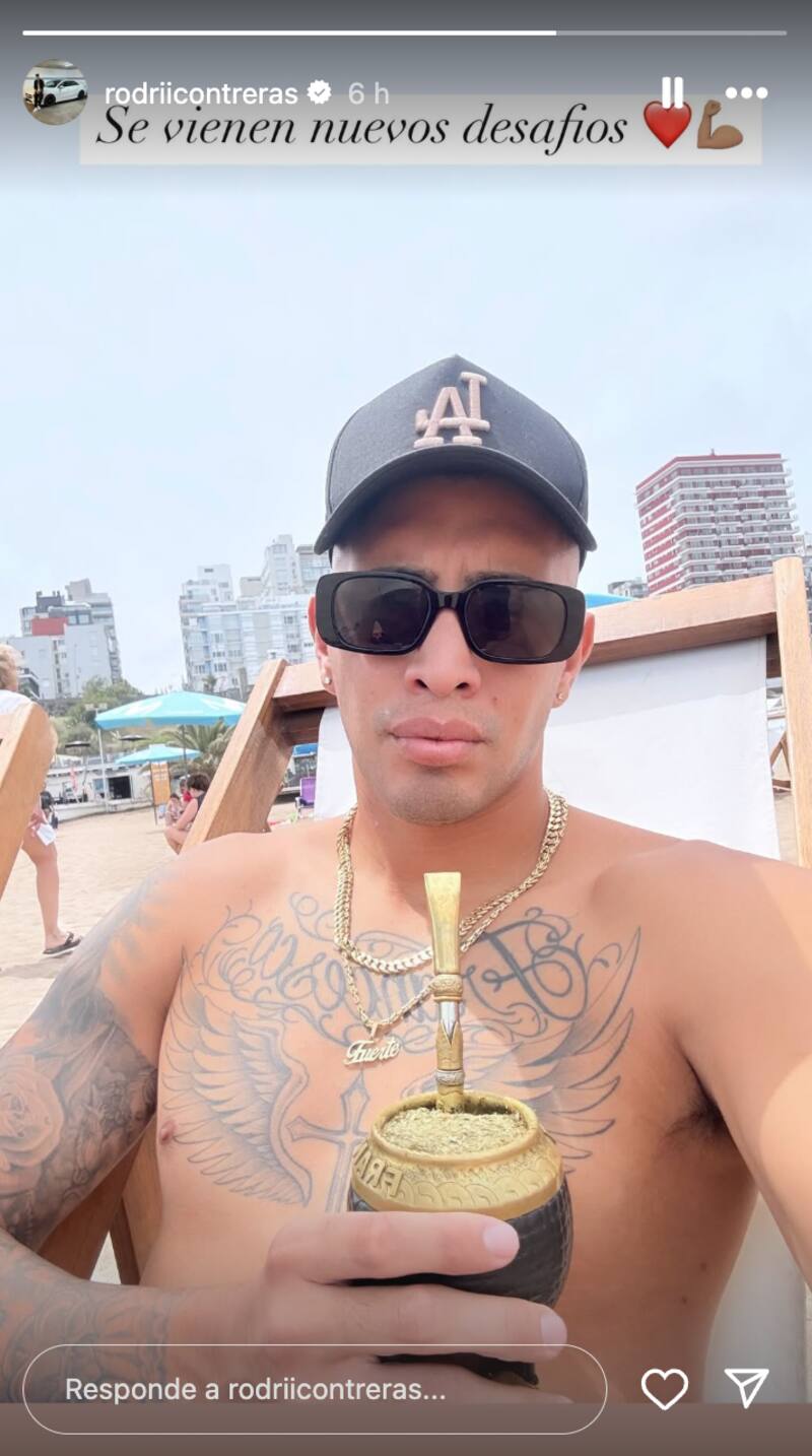 El mensaje del goleador argentino.