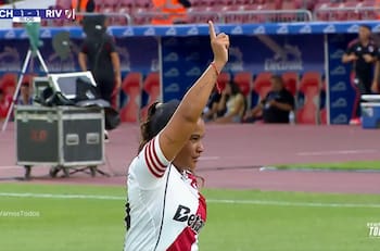 VIDEO | A lo Matador Salas: la celebración que se robó las miradas en el U vs. River Plate