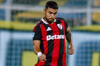 El chileno Paulo Díaz, a la cancha: titular ante un equipo de Segunda