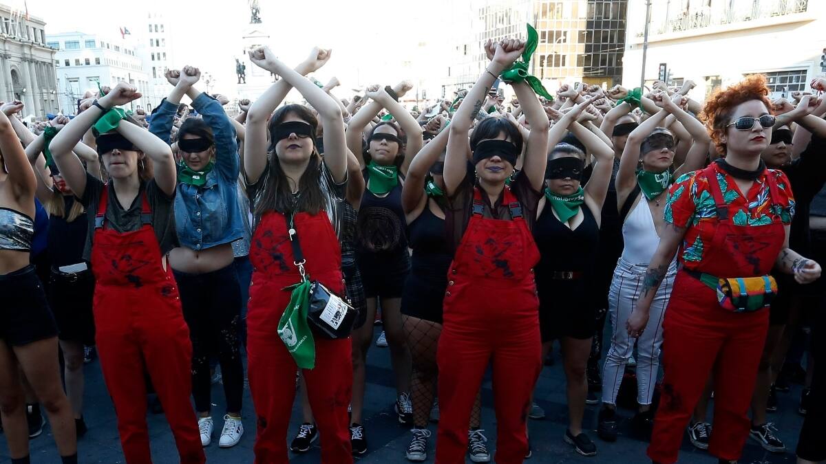 LasTesis se presentaron en el Festival de Teatro de Cádiz con su nueva intervención “Resistencia”