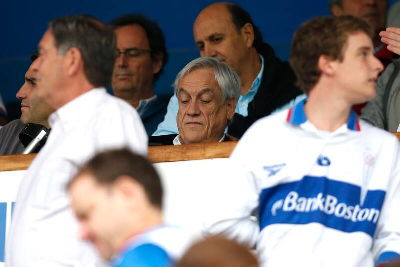 asistió al Clásico Universitario del 14 de abril de 2019, que terminó con triunfo para la UC por 4-0.